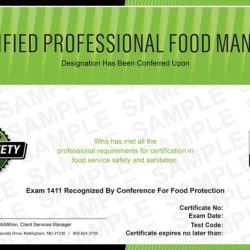 Food manager handlers certification safety texas certificate national card source store