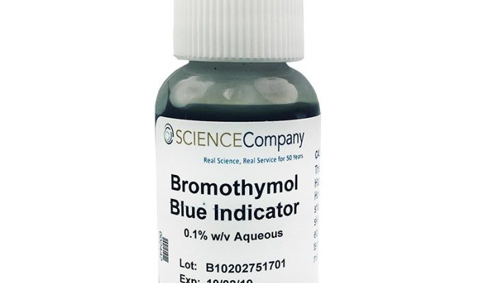 Equilibrium constant for bromothymol blue