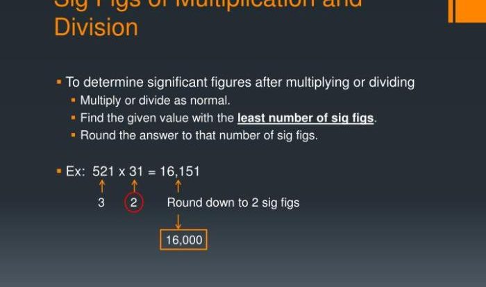 Calculator significant figures