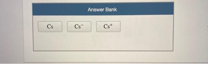 Arrange the atom and ions according to radius