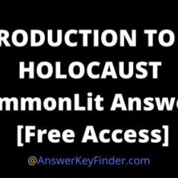 Introduction to the holocaust commonlit answers