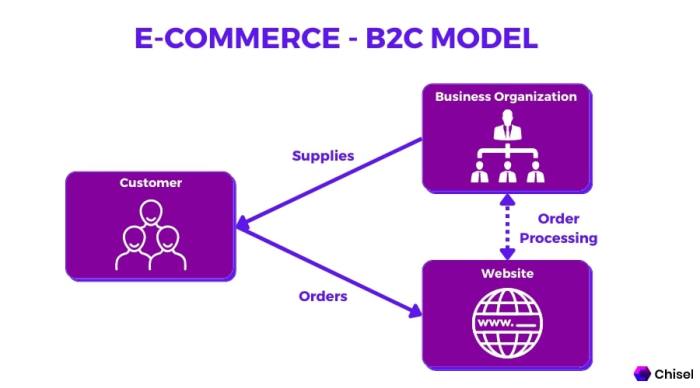 Companies exclusively using business to consumer b2c applications