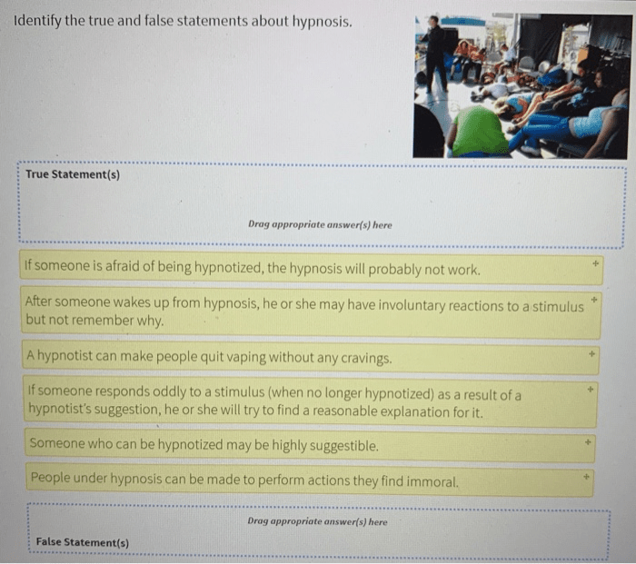 Identify the true and false statements about intrinsic motivation.